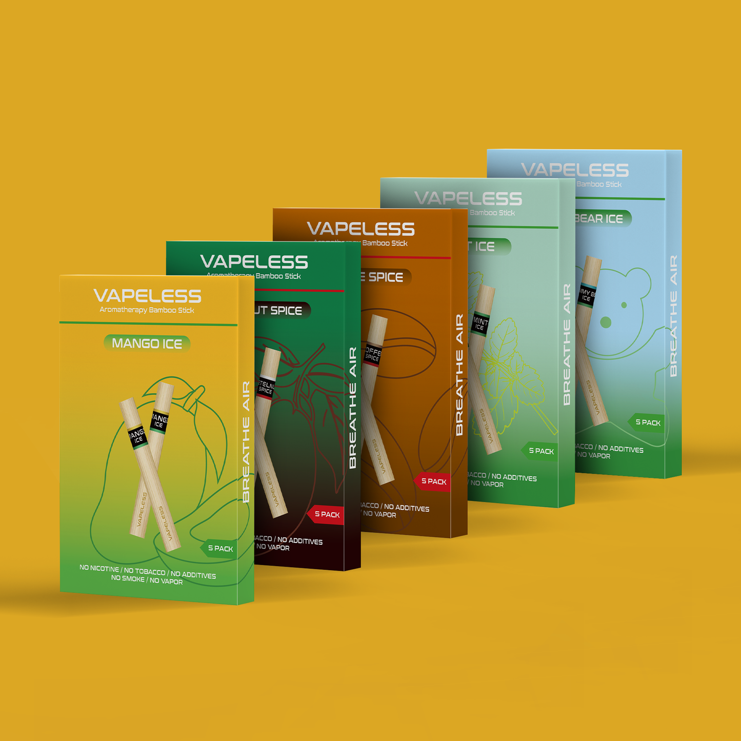 Flavor Flight Five Packs. One Price