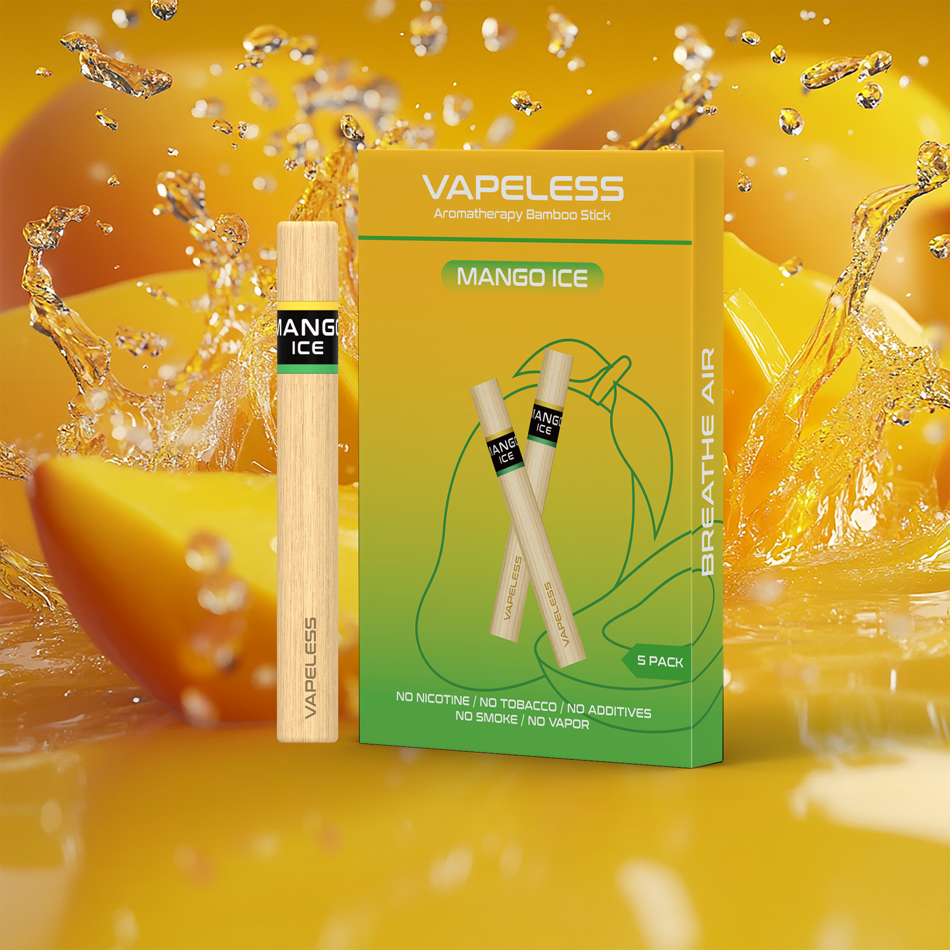 Mango Ice - Pack of 5 Vapeless Mango Ice - Pack of 5 Vapeless